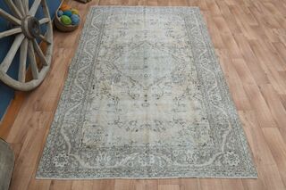 Handmade Vintage Area Rug - Thumbnail