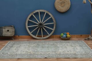 Handmade Vintage Area Rug - Thumbnail