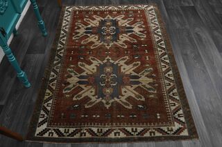 Handmade Vintage Area Rug - Thumbnail