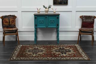 Handmade Vintage Area Rug - Thumbnail