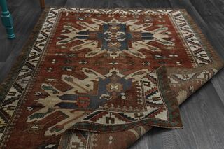 Handmade Vintage Area Rug - Thumbnail