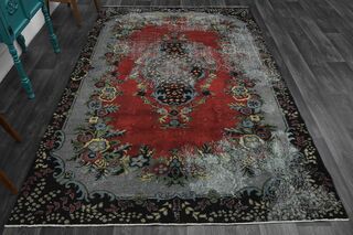 Handmade Vintage Area Rug - Thumbnail