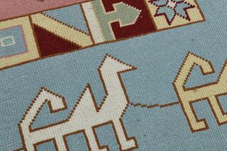 Blue Vintage Area Rug - Thumbnail