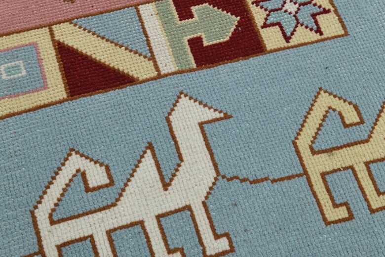 Blue Vintage Area Rug