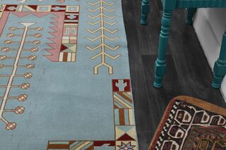 Blue Vintage Area Rug - Thumbnail