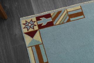 Blue Vintage Area Rug - Thumbnail