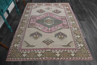 Handmade Vintage Area Rug - Thumbnail