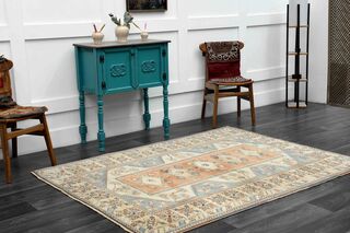 5x7 Ikat Vintage Area Rug - Thumbnail