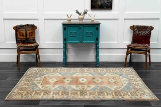 5x7 Ikat Vintage Area Rug - Thumbnail