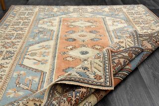 5x7 Ikat Vintage Area Rug - Thumbnail