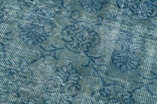 Blue Handwoven Vintage Area Rug - Thumbnail