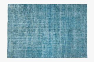 Blue Handwoven Vintage Area Rug - Thumbnail