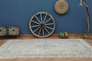 Handmade Vintage Area Rug - Thumbnail