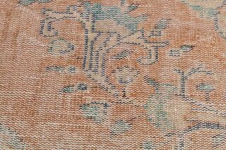 Orange Antique Area Rug - Thumbnail