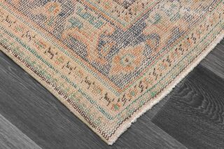 Orange Antique Area Rug - Thumbnail