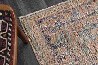 Orange Antique Area Rug - Thumbnail