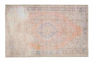 Orange Antique Area Rug - Thumbnail