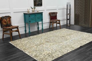 Handmade Vintage Area Rug - Thumbnail