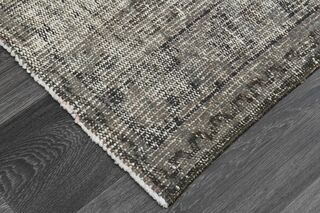 Abstract Black Vintage Area Rug - Thumbnail