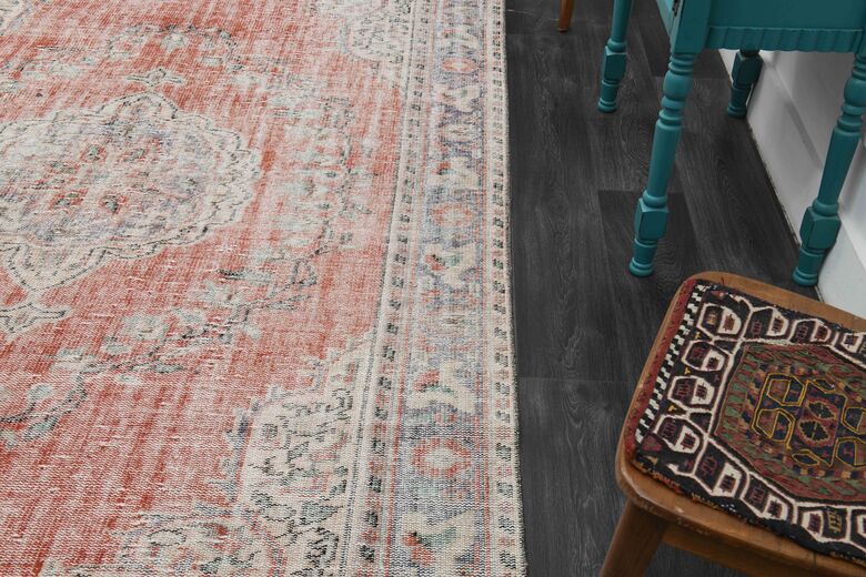 Red Vintage Area Rug