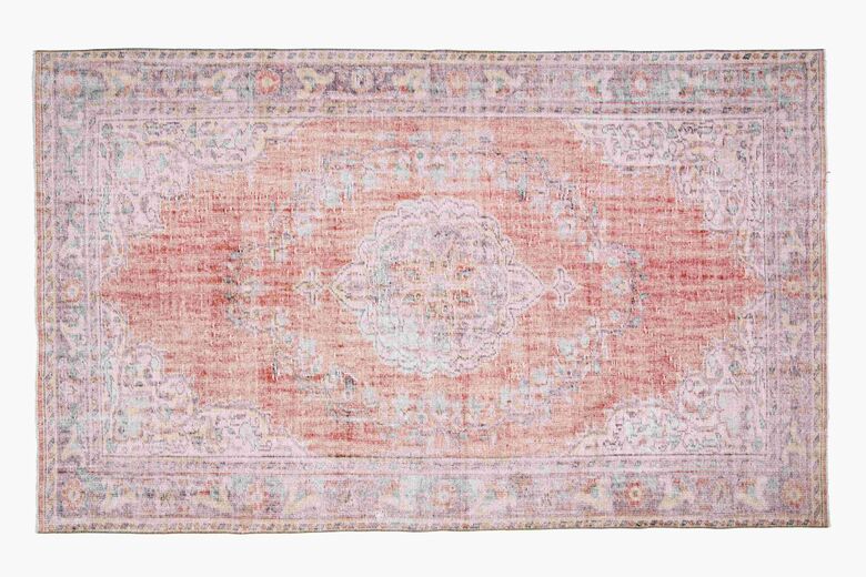 Red Vintage Area Rug