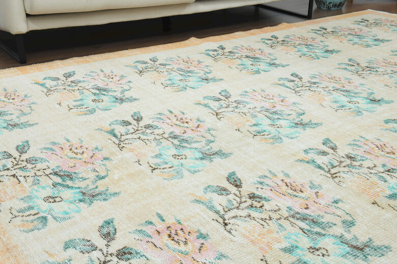 Handmade Vintage Large Area Rug