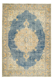 Handmade Vintage Oriental Area Rug - Thumbnail