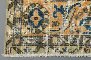 Handmade Vintage Oriental Area Rug - Thumbnail