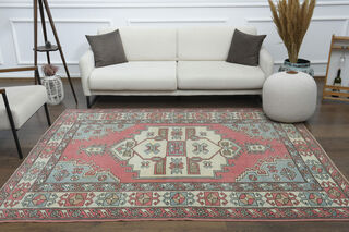 Handmade Vintage Area Rug - Thumbnail