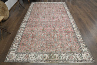 Handmade Vintage Large Area Rug - Thumbnail