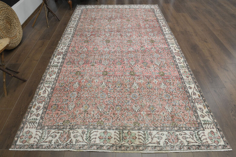 Handmade Vintage Large Area Rug