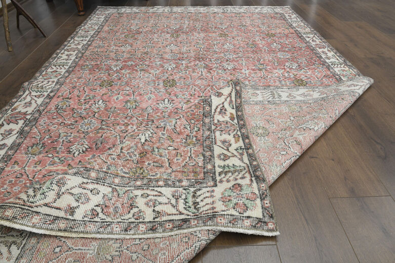 Handmade Vintage Large Area Rug