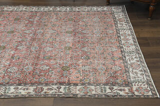 Handmade Vintage Large Area Rug - Thumbnail