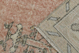 Vintage Orange Beige Rug - Thumbnail