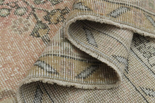 Vintage Orange Beige Rug - Thumbnail