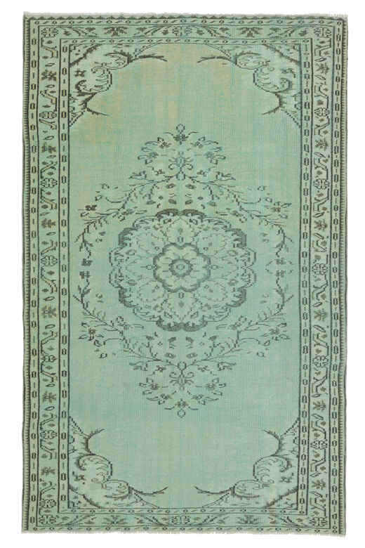 Green Oriental Area Rug