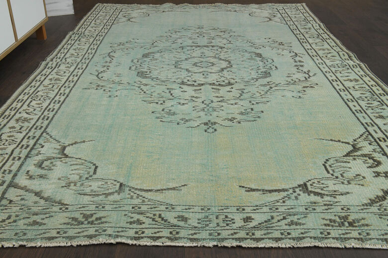 Green Oriental Area Rug