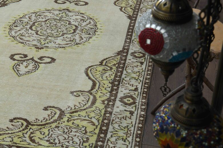 Green Oriental Handmade Area Rug