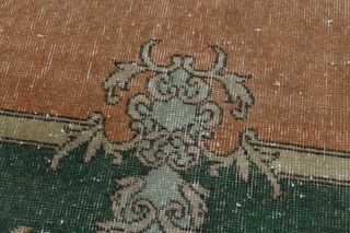 Orange Green Area Rug - Thumbnail