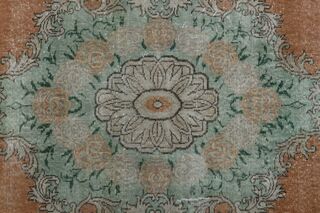 Orange Green Area Rug - Thumbnail