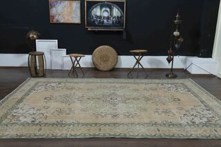 Oriental Handwoven Wool Rug - Thumbnail