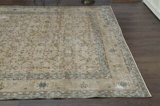 Oushak Floral Vintage Rug - Thumbnail