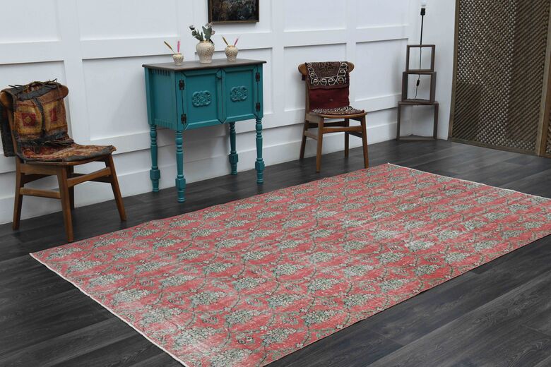 Red Vintage Area Rug