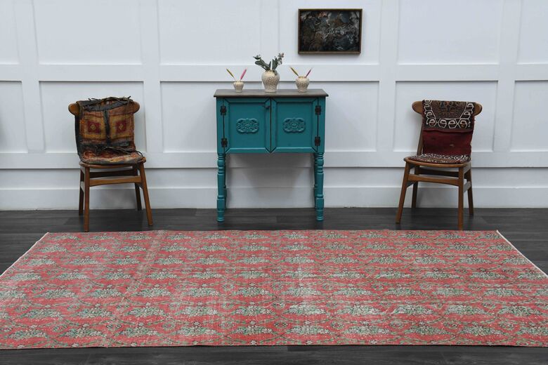 Red Vintage Area Rug