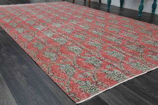 Red Vintage Area Rug - Thumbnail