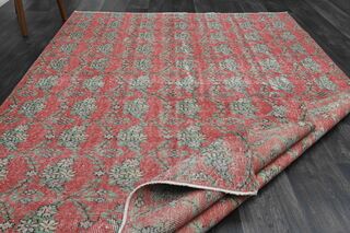 Red Vintage Area Rug - Thumbnail