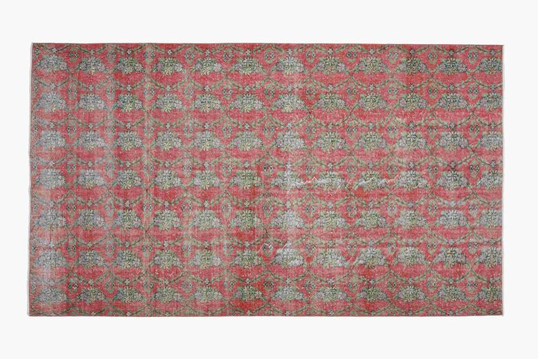 Red Vintage Area Rug