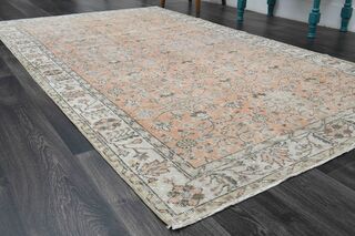 Handmade Vintage Area Rug - Thumbnail