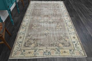 Brown Vintage Area Rug - Thumbnail