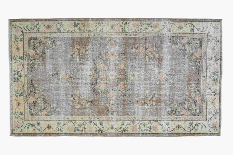 Brown Vintage Area Rug